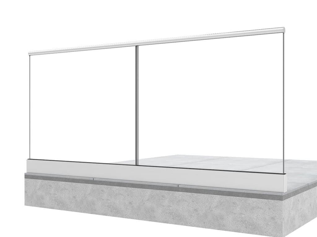 Main courante RP-1400 garde corps terrasse GLASSFIT 1701
